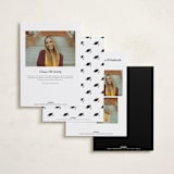 "Elegant frame" - Graduation Announcements in Cotton by Stacey Meacham - Back of Card Options