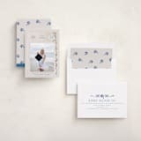 "Grad Crest" - Graduation Announcements in Indigo by Petra Kern - Assembled
