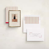 "Decorative Frame" - Graduation Announcements in Crimson by Baumbirdy - Assembled
