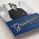 "retro vintage grad" - Graduation Announcements in Navy by BR Designs - Detail