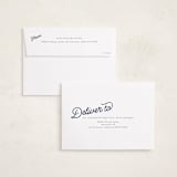 "retro vintage grad" - Graduation Announcements in Navy by BR Designs - FREE Recipient Addressing