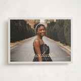 "Graduate" - Graduation Announcements in Slate by Pati Cascino - Front