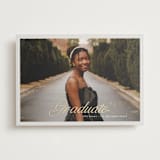 "Graduate" - Graduation Announcements in Slate by Pati Cascino - Front