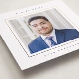 "Minimal border" - Graduation Announcements in Starlight by Lucrecia Caporale - Detail