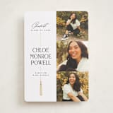 "Stacked tassel" - Graduation Announcements in Ink by Jessica Corliss - Front