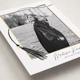 "tassel wrapped" - Graduation Announcements in Onyx by Kamala Nahas - Detail