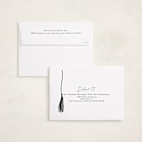 "tassel wrapped" - Graduation Announcements in Onyx by Kamala Nahas - FREE Recipient Addressing