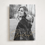 "Pure Elegance" - Graduation Announcements in Cotton by Carolyn Nicks - Front