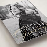 "Pure Elegance" - Graduation Announcements in Cotton by Carolyn Nicks - Detail