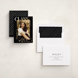 "Scholarly Surround" - Graduation Announcements in Licorice by Jessica Williams - Assembled