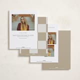 "Scripted Graduation Year" - Graduation Announcements in Cloud by Jackie Crawford - Back of Card Options