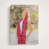 "Broken Border" - Graduation Announcements in Snow by Lauren Chism - Front