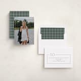 "Broken Border" - Graduation Announcements in Snow by Lauren Chism - Assembled