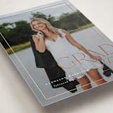 "Broken Border" - Graduation Announcements in Snow by Lauren Chism - Detail