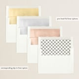 "Simple + Script" - Graduation Announcements in Chalkboard by Kelly Watkins - Envelope Liner Options