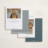 "Midnight" - Graduation Announcements in Midnight by Adelyn T. - Back of Card Options