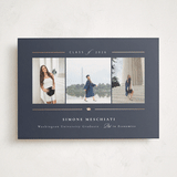 "Class Act" - Graduation Announcements in Sapphire by Corinne Malesic - Front