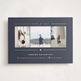 "Class Act" - Graduation Announcements in Sapphire by Corinne Malesic - Front
