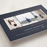 "Class Act" - Graduation Announcements in Sapphire by Corinne Malesic - Detail