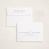 "Timeless Achievement" - Graduation Announcements in Linen by Ana de Sousa - FREE Recipient Addressing