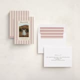 "Grad Stripes" - Graduation Announcements in Blush by Ani Somi - Assembled