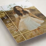 "Grids" - Graduation Announcements in Chalk by Lauren Chism - Detail