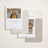 "Tassel Arch" - Graduation Announcements in Crepe by Corinne Malesic - Back of Card Options