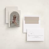 "Tassel Arch" - Graduation Announcements in Crepe by Corinne Malesic - Assembled