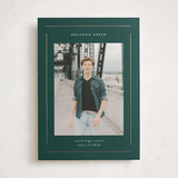 "elegant minimalism" - Graduation Announcements in Forest Green by Stacey Meacham - Front
