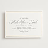 "Scholarly Charm" - Graduation Announcements in Inkwell by Megan Davis - Front