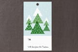 "Little Forest" - Gift Tags in Spruce by Sharon O. - Front