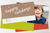 "Merry and Bright" - Gift Tags in Blush by Kelly Nasuta - Back of Tag Options