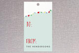 "Campy Little Christmas" - Gift Tags in Mint by Jen Boehler - Front