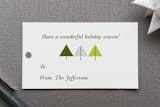 "Trees and More Trees" - Gift Tags in Kiwi by Sharon Rowan - Front