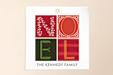 "Quilted" - Gift Tags in Crimson by Griffinbell Paper Co. - Front
