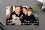 "Warmest Wishes" - Gift Tags in Snow by Lehan Veenker - Front
