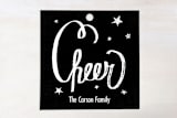 "Chalked Cheer" - Gift Tags in Ink by Heather Francisco - Front