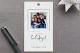 "Family Wall" - Gift Tags in Slate Blue by Roxy Cervantes - Front