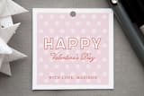 "Happy" - Gift Tags in Pale Pink by Monica Schafer - Front