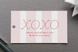 "XOXO" - Gift Tags in Ruby Red by Lauren Chism - Front