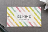 "Candy Stripe" - Gift Tags in Sweet Cream by AJCreative - Front