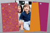 "Festive Lotus" - Gift Tags in Marigold by Aspacia Kusulas - Back of Tag Options