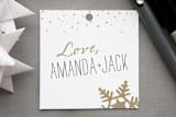 "Silver and Gold" - Gift Tags in Gold by Jody Wody - Front