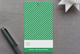 "Festive Greetings" - Gift Tags in Emerald by Tanya Lee of Frooted Design - Front