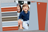 "Beep Beep" - Gift Tags in Pale Blue by Susan Asbill - Back of Tag Options