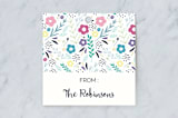 "Sweet Arrivals" - Gift Tags in Cream by Rebecca Humphreys - Front