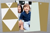 "Geo-Minimal" - Gift Tags in Mint by Lauren Chism - Back of Tag Options