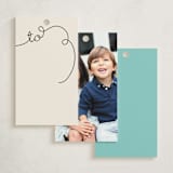 "Party Balloons" - Gift Tags in Cherry by GeekInk Design - Back Designs