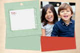 "Rustic Monogram" - Gift Tags in Mint by Keen Peachy - Back of Tag Options