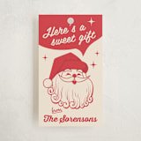 "Christmas Time" - Gift Tags in Ruby by GeekInk Design - Front